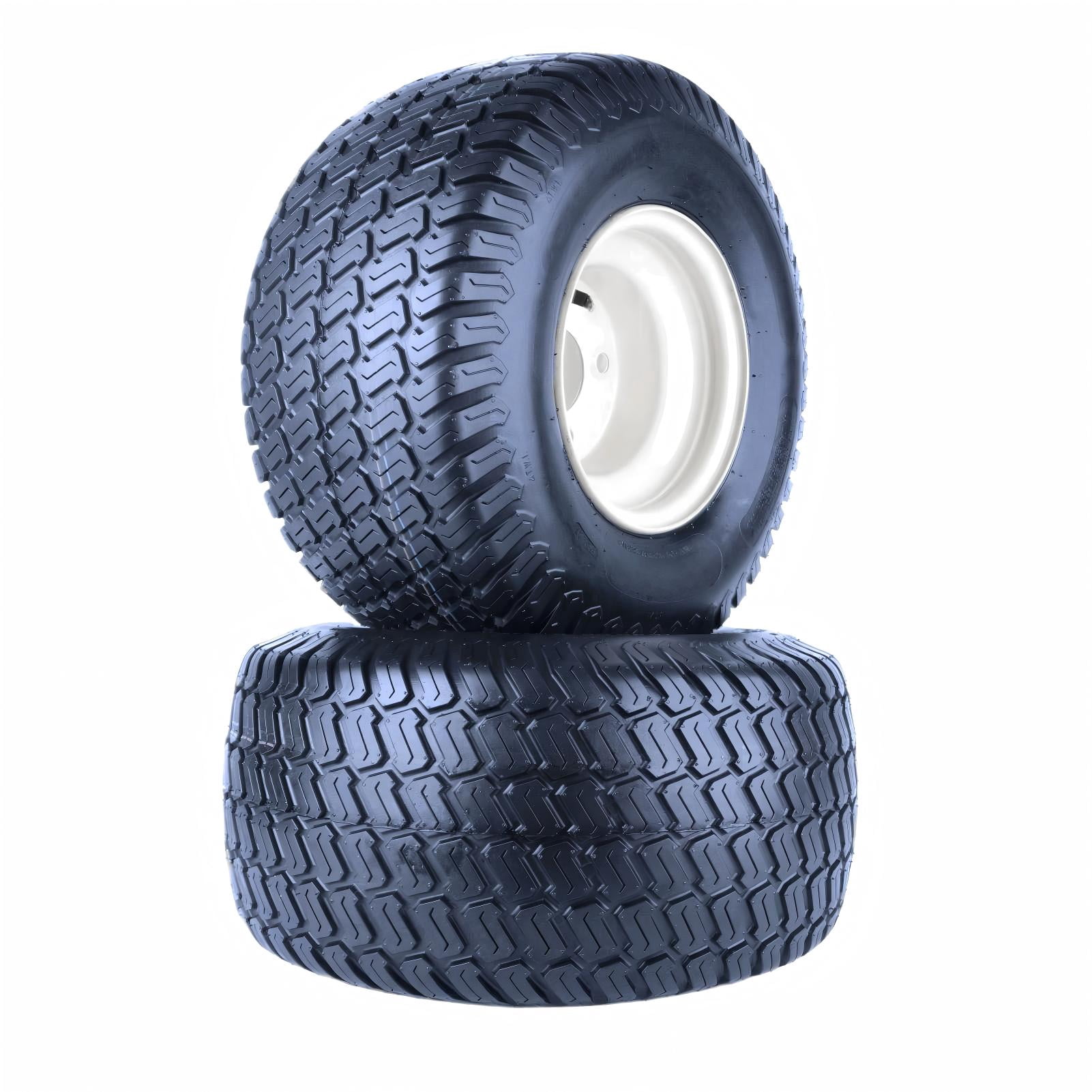 Hi-Run 2 Set SU05 20X8.00-8 2PR Light Duty Lawn & Garden Tire & 8X7 4 Lugs on 4" PCD Wheel Assembly