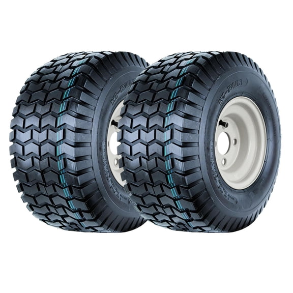 Hi-Run SU12 18x8.50-8 2PR Lawn & Garden Tire & 8X7 4 Lugs on 4" PCD Wheel Assembly Fits 18X8.5-8, 18X8.5X8