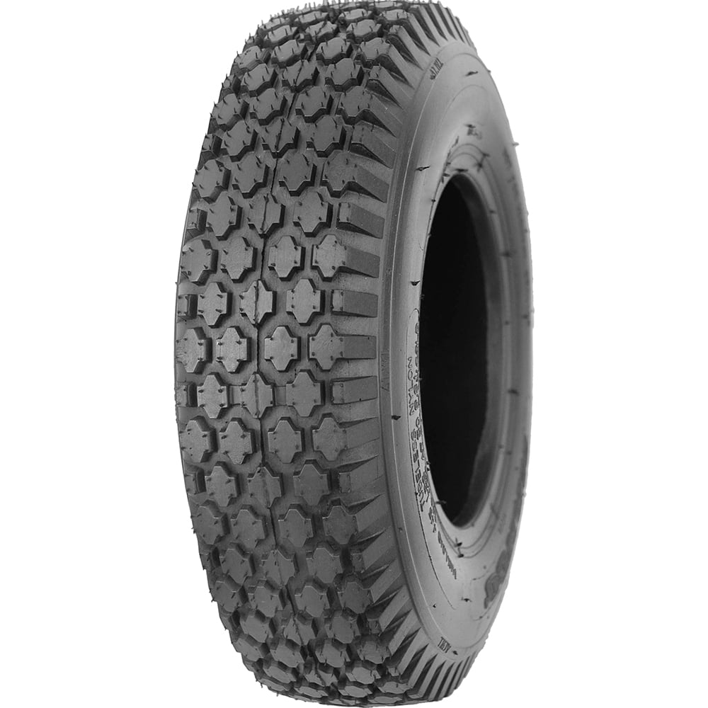 Hi-Run WD1048 Lawn Tractor Tire, Stud Style, 4.10/3.50 x 4-In. - Quantity 1