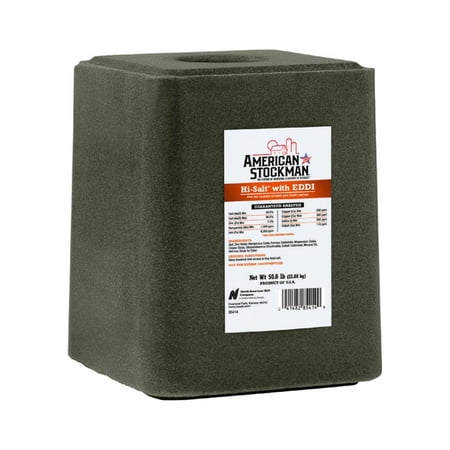 Compass Minerals North American Salt 85414 Hi-Salt With EDDI Block — Residential Use, Standard Application