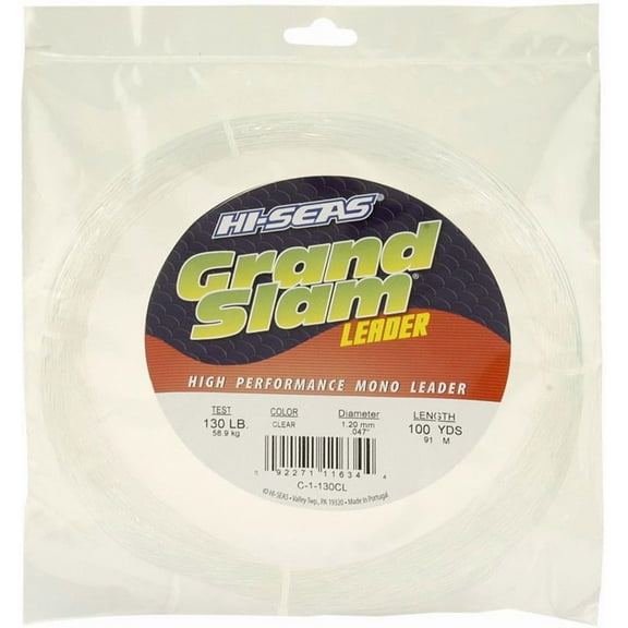 Hi-Seas C-1-150CL Grand Slam Monofilament Leader 150 lb 68.0
