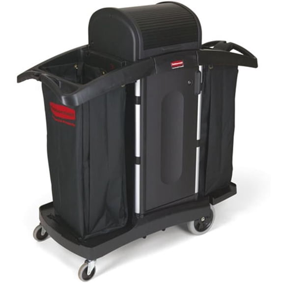 Hi-Security Housekeep Cart - black
