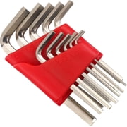 Hi-Spec 11pc Small Metric Hex Allen Key Set, Long/Short Cr-V Wrenches 1.27-6mm
