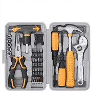 Hi-Spec 30pc Small Compact Hand Tool Kit Set for Home & Office DIY. Household Toolkit Starter Repairs in a Portable Tool Box Case