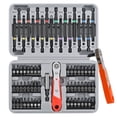 thumbnail image 1 of Hi-Spec 68pc 75mm & 25mm Long Hex Shank and Tamperproof Cr-V Driver Bit Set with Bit Handle and Drill Driver Adaptor, 1 of 6