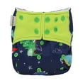 thumbnail image 1 of Hi Sprout One Size Adjustable Washable Reusable Pocket Cloth Diapers for Baby Girls and Boys,Dinosaur, 1 of 2