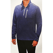 HI-TEC Men's 1/4 Zip Long Sleeve Soft Pullover (Blueprint, l)