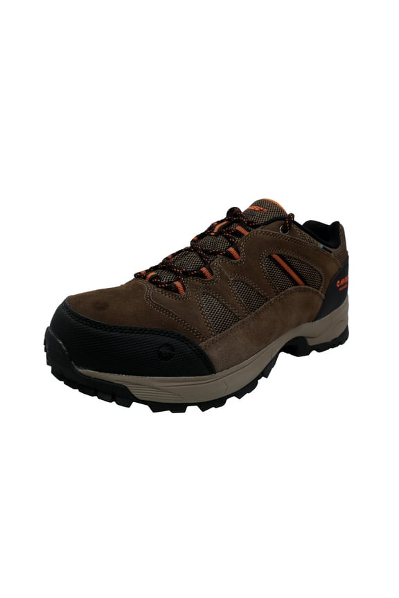 Men's Ridge Low Wp Brown Ankle-High Leather Hiking Shoe - 9.5 M