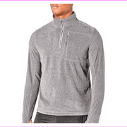 HI-TEC Thermo Men's Fleece 1/2 Zip Pullover Sweater,Quiet Shade,(Sz :L)