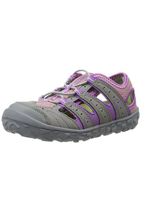 Tortola Escape JR Aqua Shoe (Toddler/Little Kid/Big Kid),Warm Grey/Orchid/Horizon, 6.5 M US Big Kid