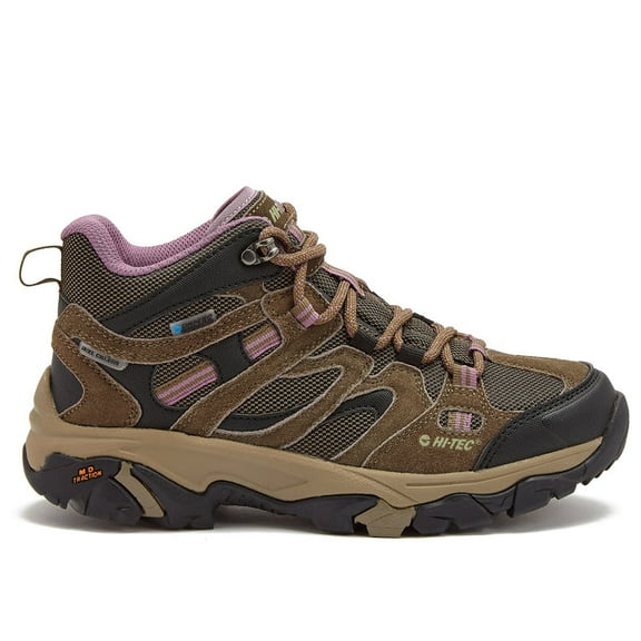 Hi-Tec Women's Apex Lite Mid WP Smokey Brown/Grape (Tan) - T8089TJT  SMOKY BROWN/GRAPE (TAN)