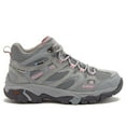 thumbnail image 1 of Hi-Tec Womens Apex Lite Mid WP Shoes Medium Grey Light Pink 6.5 Alloy Zephyr, 1 of 4
