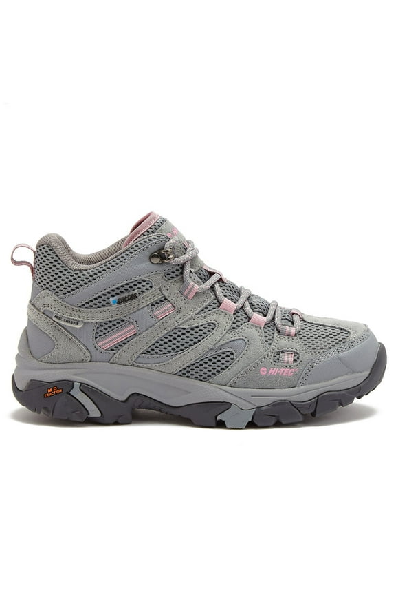 Womens Apex Lite Mid WP Shoes Medium Grey Light Pink 6.5 Alloy Zephyr
