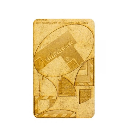 Kromlech Hi-Tech - 105x70mm Oval Base Topper New