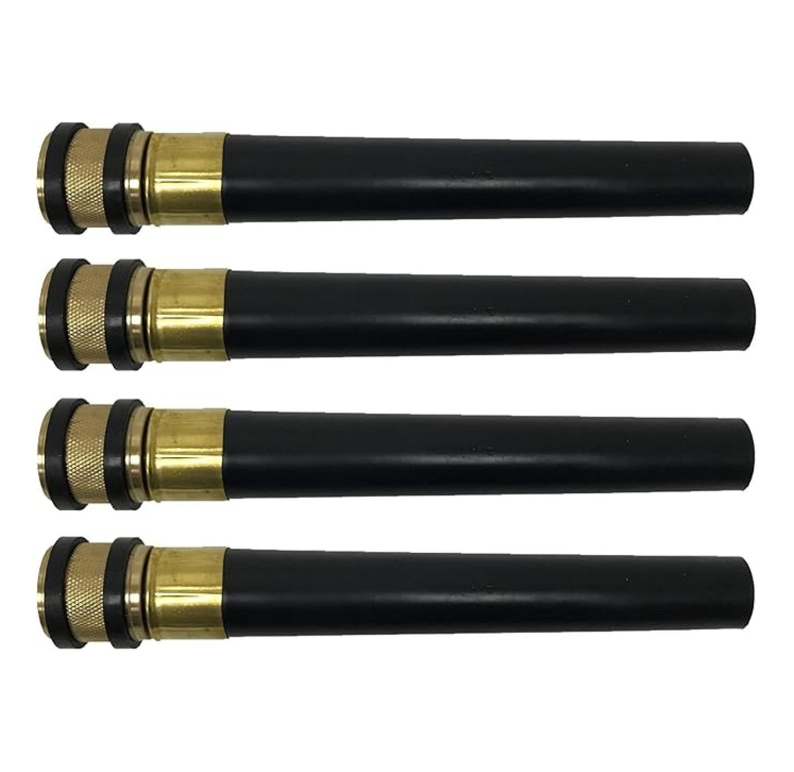 Hi-Tech Adjustable Bend & Spray Water Hose Nozzle – Heavy-Duty, Leak-Proof Nozzles for Car Washing and Lawn Care (4 Pack)
