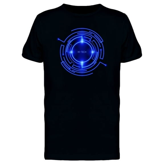 Hi-Tech Cool Patterns T-Shirt Men -Image by Shutterstock, Male 4X-Large