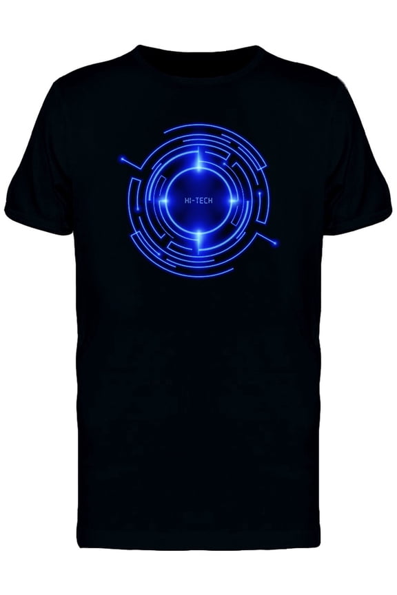 Hi-Tech Cool Patterns T-Shirt Men -Image by Shutterstock, Male Medium
