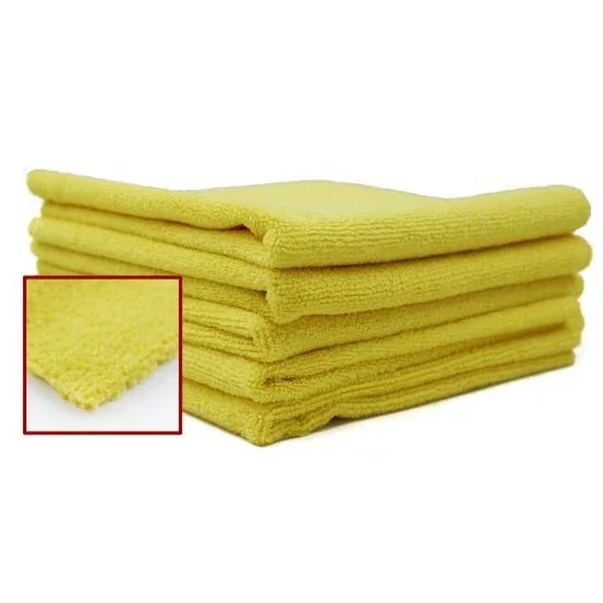 Hi-Tech Edgeless 16" X 16" Deluxe Detailing Towels, Yellow, 4-Pack