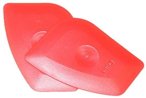 Hi-Tech Red Multi-Purpose Plastic Scraper Set