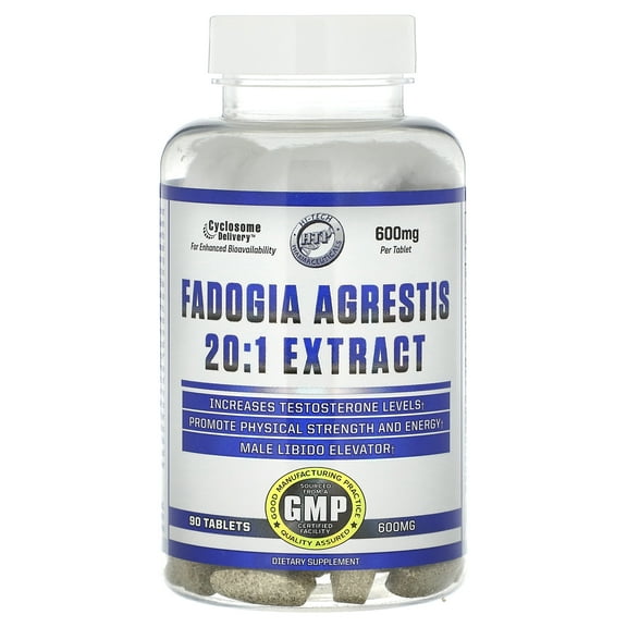 Hi Tech Pharmaceuticals Fadogia Agrestis 20:1 Extract, 600 mg, 90 Tablets