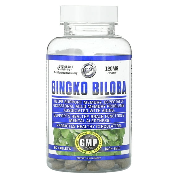Hi Tech Pharmaceuticals Gingko Biloba, 120 mg, 90 Tablets