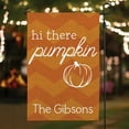 thumbnail image 1 of Hi There Pumpkin Personalized Garden Flag, 1 of 1