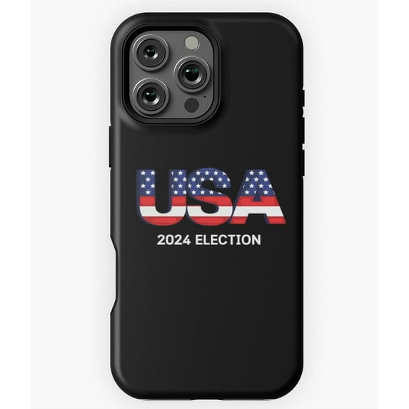Hi USA Election Style B Patriotic Phone Case for iPhone 16 15 14 13 12 11 Pro Max
