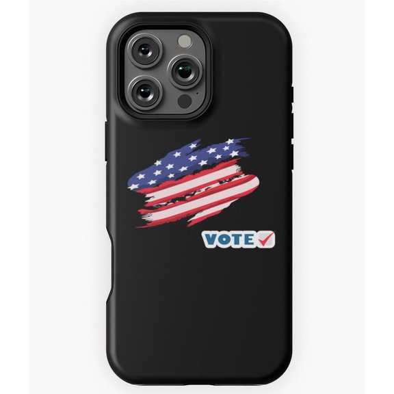 Hi USA Election Style C Patriotic Phone Case for iPhone 16 15 14 13 12 11 Pro Max