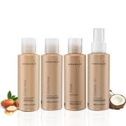 Hi-Vibes Vegan Shampoo, Conditioner, and Hair Serum Trio Pack | Deeply Moisturizes and Adds Shine | Sulfate and Paraben-Free