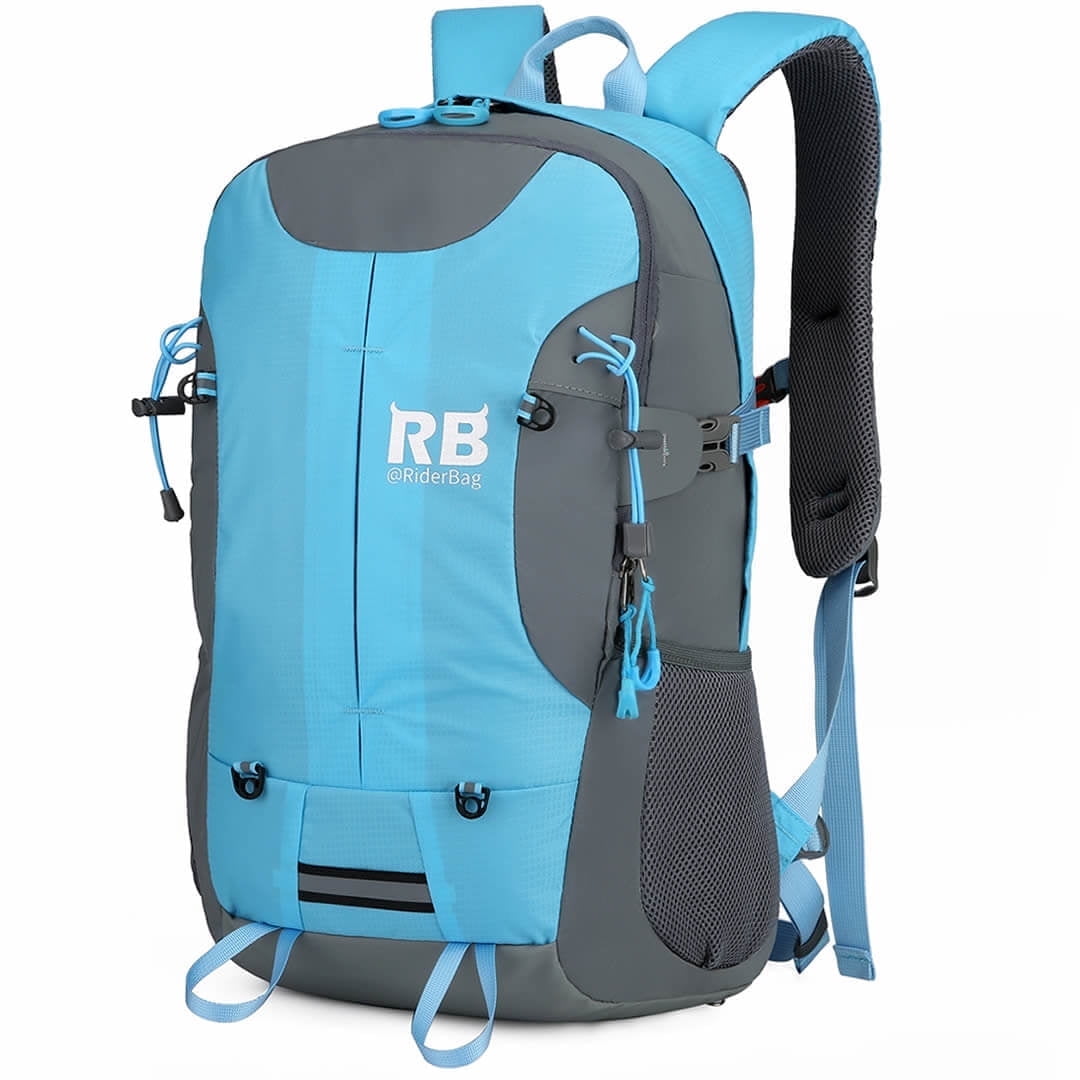 Riderbag Hi Vis Reflective Bike Motorcycle Backpack Blue