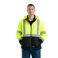 thumbnail image 1 of Men's Hi-Vis Class 3 Hooded Softshell Jacket - YELLOW - M, 1 of 6
