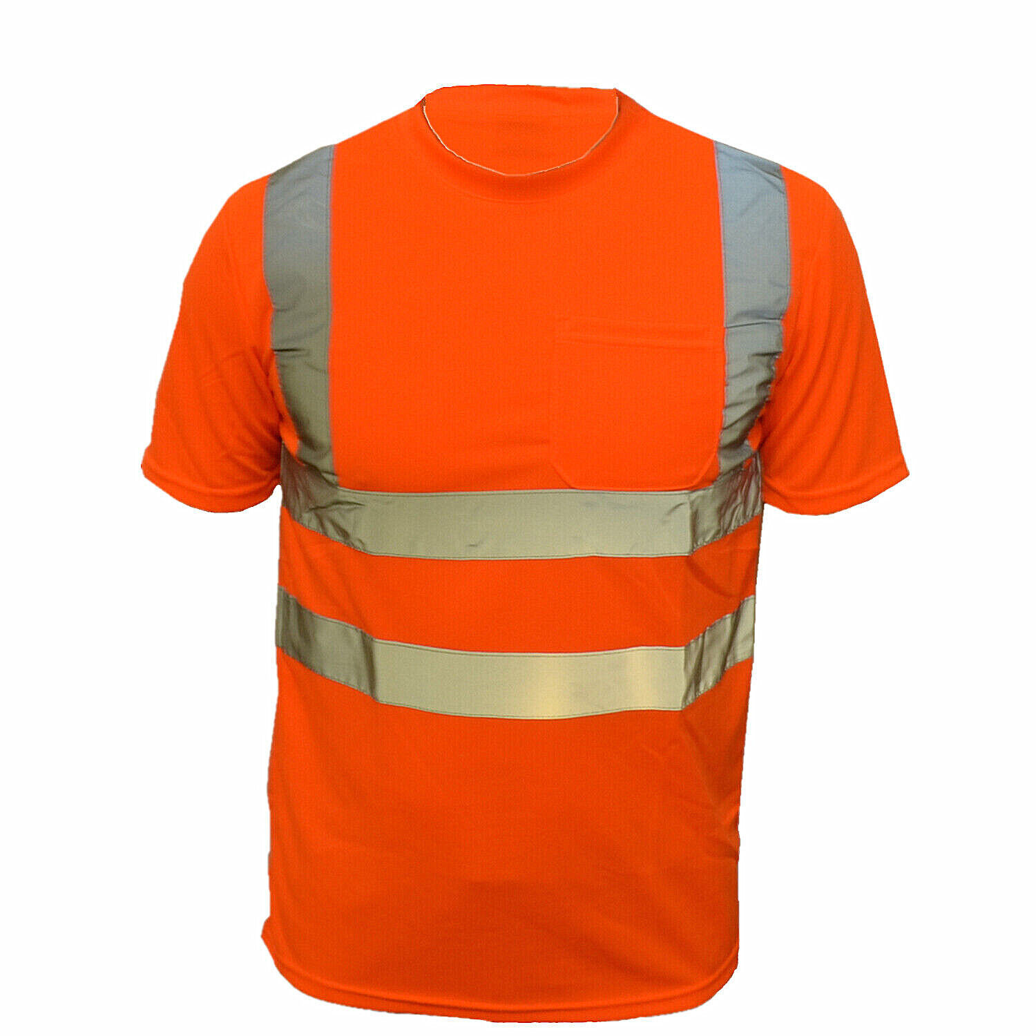 Hi-Vis High Visibility Reflective ANSI Class 3 Work Safety T Shirts ...