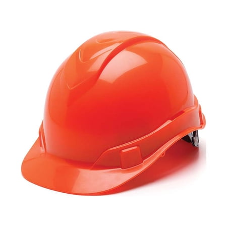 Hi Vis Orange-Ridgeline Cap Style 6 Pt Ratchet Suspension