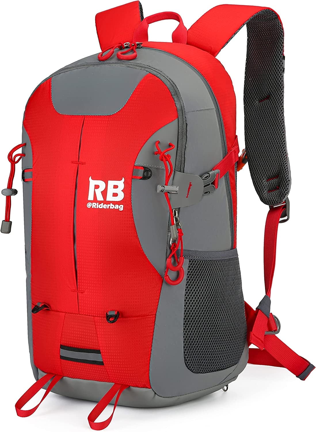 Riderbag Hi Vis Reflective Bike Motorcycle Backpack Red