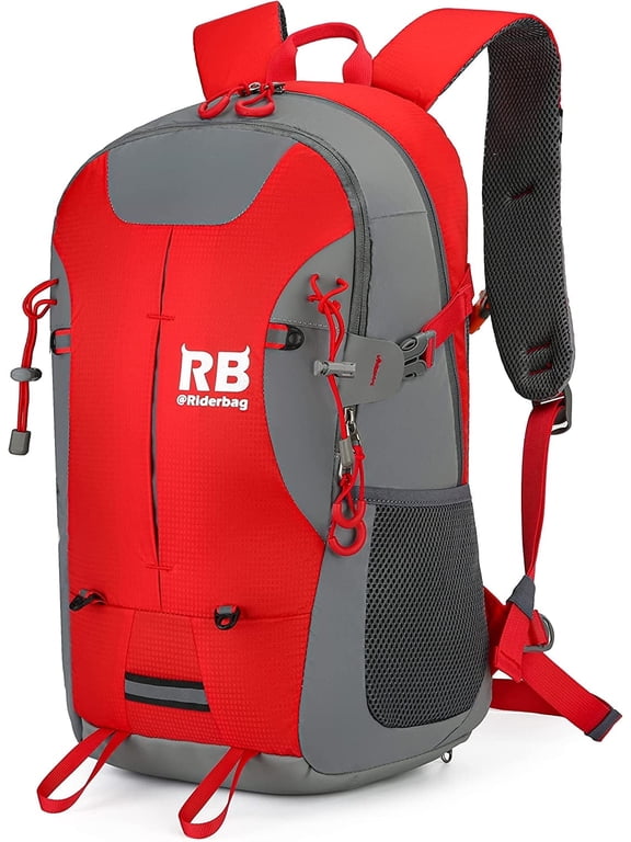 Riderbag Hi Vis Reflective Bike Motorcycle Backpack Red