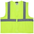 thumbnail image 1 of Hi Vis Reflective Class 2 Mesh Safety Vest, Lime - Large, 1 of 1