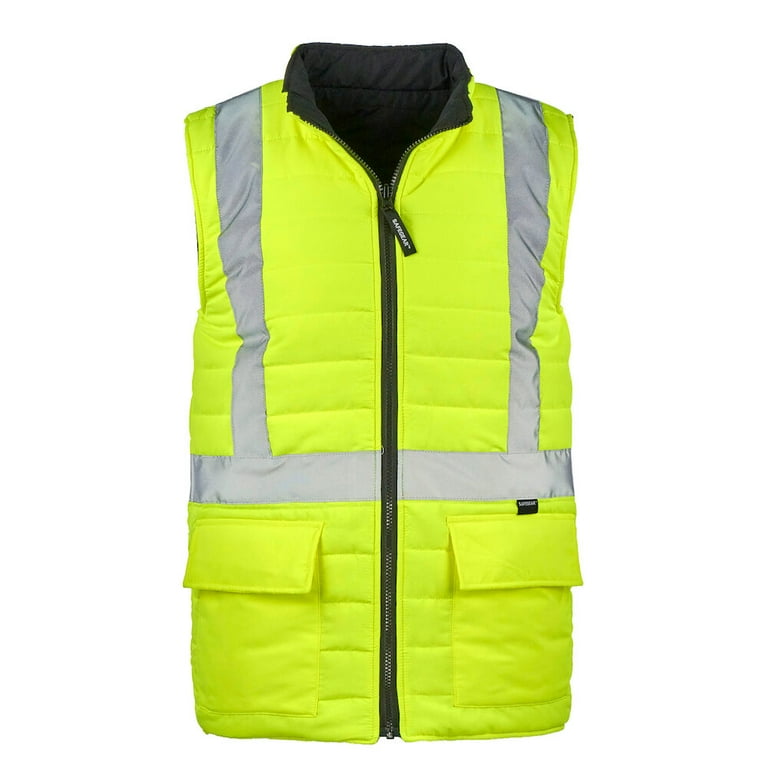 Warm safety shop vest