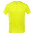 thumbnail image 1 of Hi-Vis Short Sleeve T-Shirt, Moisture Wicking, Lime, Medium, SAFEGEAR, 1 of 2