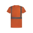 thumbnail image 1 of Hi Vis T-Shirt - Safety Shirt, ASNI Class 3 Reflective Safety Short Sleeve T-Shirt-6680-Org-4XL, 1 of 8
