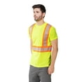 thumbnail image 1 of Hi Vis T-Shirt - Safety Shirt, ASNI Class 3 Segmented Reflective Safety T-Shirt-6685R-Yell-Lg, 1 of 8