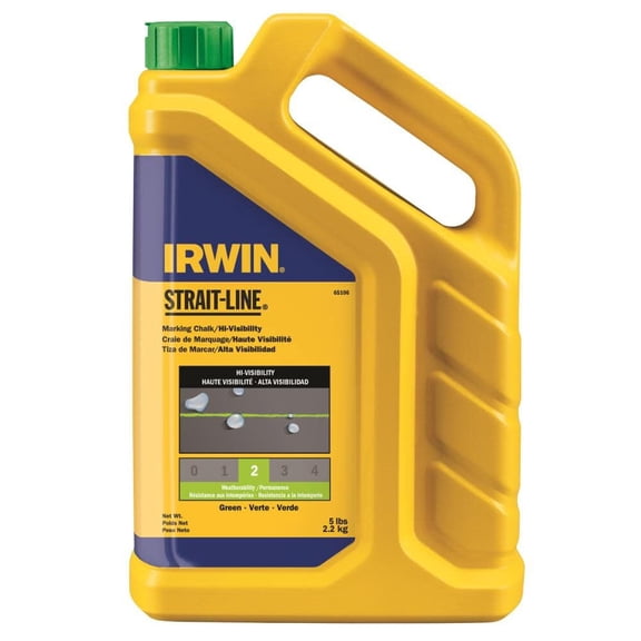 IRWIN Marking Chalk 5 lb Fluorescent Green 65106