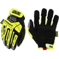 thumbnail image 1 of Hi-Viz M-Pact D5 Gloves - High-Visibility Impact Gloves - For Construction - Touchscreen Compatible - Breathable - Impact Protection - Fluorescent Yellow - Large, 1 of 4