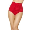 thumbnail image 1 of Hi Waisted Scrunch Short SH3122 s Red Xtra Large, Xtra Large, 1 of 2