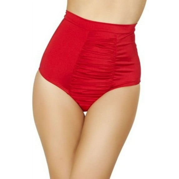 Hi Waisted Scrunch Short SH3122 s Red