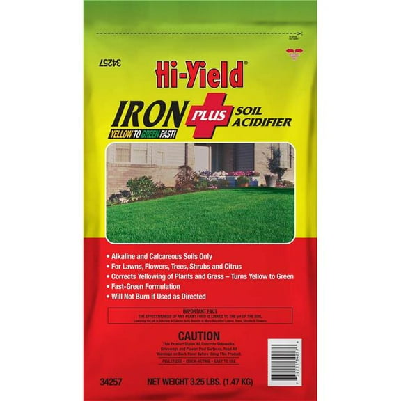 Hi-Yield 434257 3.25 lbs Iron Plus Soil Acidifier 11-0-0 MP12