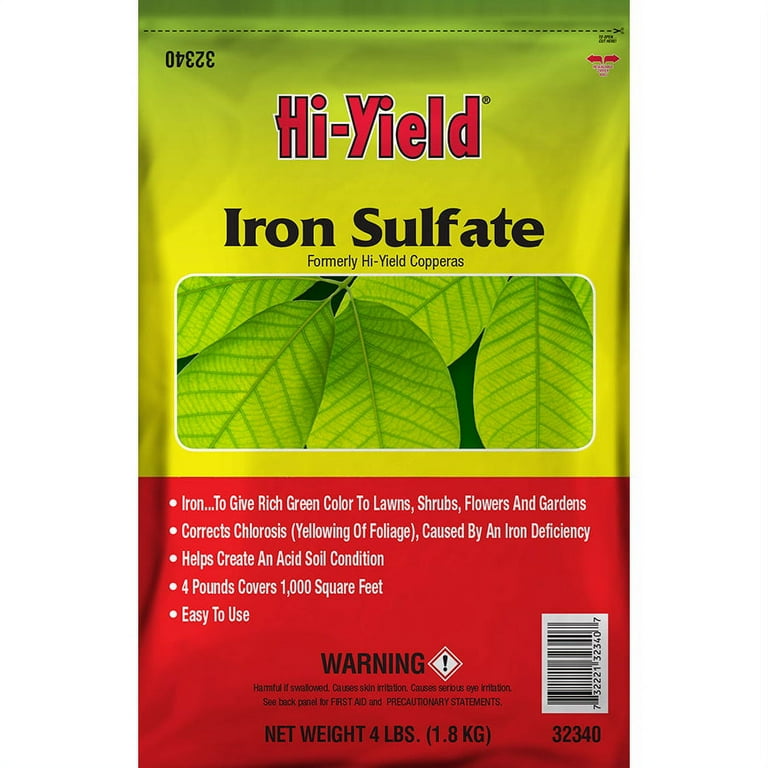 Hi-Yield Iron Sulfate 1000 sq ft 4 lb