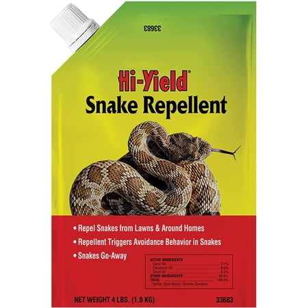 Hi-Yield Snake Repellent - Outdoor Solid Repellent for Snakes - 4 lbs