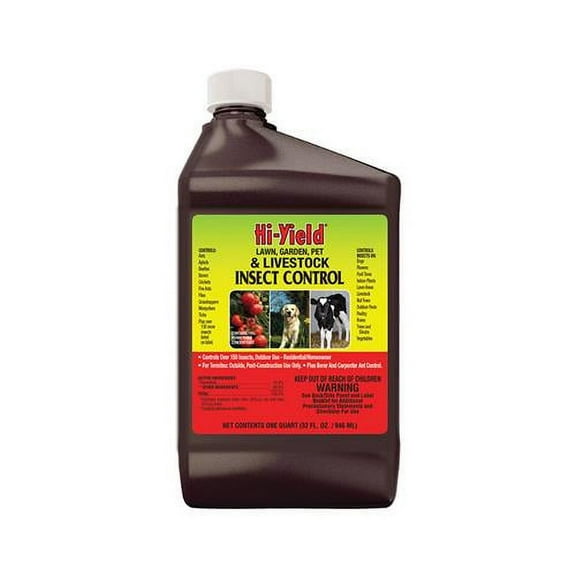 Hi-Yield Concentrate Lawn, Garden, Pet & Livestock Insect Control 32 oz