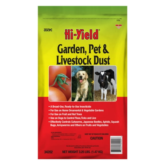 Hi-Yield Garden, Pet and Livestock Dust Granules, 3.25lb