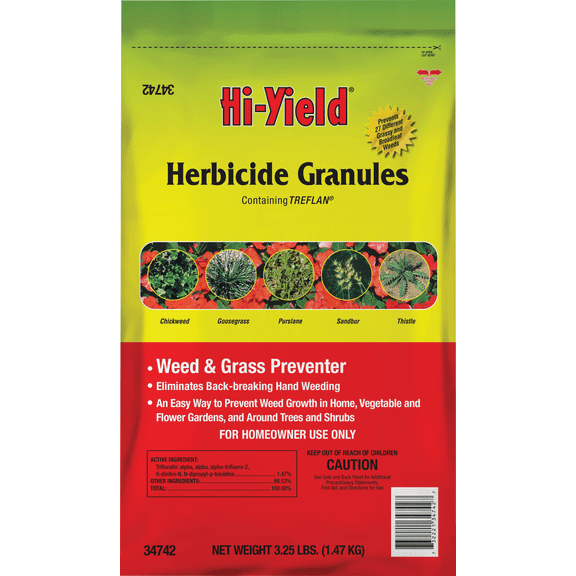 Hi-Yield Grass & Weed Preventer - Pack of 6 Residential Use, Standard Application